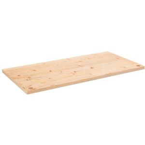 Desk Top 110x55x2.5 cm Solid Wood Pine Vidaxl Brown