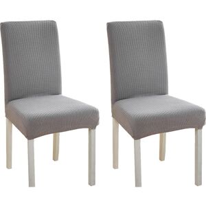 PESCE Dining Chair Covers Stretch Chair Covers Chair Slipcover Chair Covers for Dining Room Set of 2 ash M