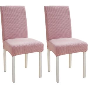 PESCE Dining Chair Covers Stretch Chair Covers Chair Slipcover Chair Covers for Dining Room Set of 2 Pink m