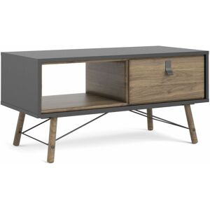 NETFURNITURE Effy Brown Coffee Table 1 Drawer - Black