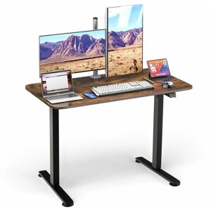 Costway - Electric Height Adjustable Standing Desk Sit to Stand Computer Workstation Table
