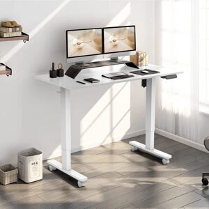 Devoko - Electric Height Adjustable Standing Desk with usb and Type-C Charging Ports, with Charging Function, 3 Auto Memory Keypads on Panel, with 4