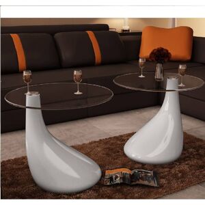 BRAYDENSTUDIO Elsner 2 Piece Coffee Table Set by Brayden Studio - White