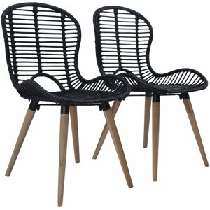 EmeraldCove Stacking Garden Chair by Bay Isle Home Black