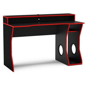 BIRLEA Enzo Gaming Computer Desk Black & Red