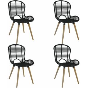 Farnsworth Stacking Garden Chair by Bay Isle Home Black