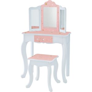 FANTASY FIELDS Fashion Twinkle Star Prints Gisele Play Vanity Set - L60 x W30 x H100 cm - Pink/White