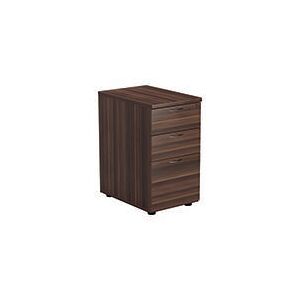 Jemini - 3 Drw Desk High Walnut