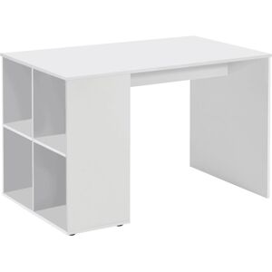 Berkfield Home - fmd Desk with Side Shelves 117x72.9x73.5 cm White