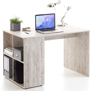 BERKFIELD HOME FMD Desk with Side Shelves 117x73x75 cm Sand Oak