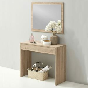 Berkfield Home - fmd Desk with Wide Drawer 100x40x80 cm Oak