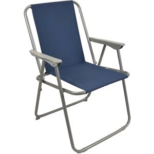 ASAB Folding Camping Chairs Portable Outdoor Fishing Seat Hiking Chair NAVY - Navy