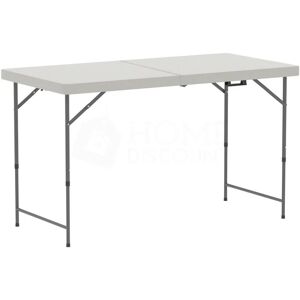 HOME DISCOUNT 4ft Folding Table Camping Dining Heavy Duty Trestle Garden Outdoor Picnic Party Table
