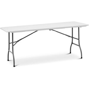 ROYAL CATERING Folding Table Plastic Foldable Table Catering Table Indoor/Outdoor White 150 kg