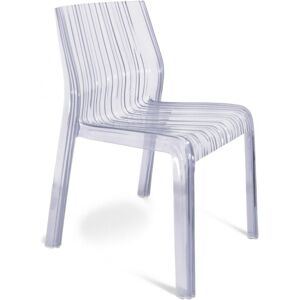 PRIVATEFLOOR Fancy design dining Chair inspiration Transparent pc, pp - Transparent