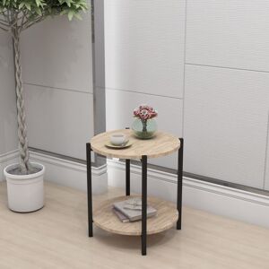 Ssb Furniture - gentle-s-p Side / coffee Table with metal legs.