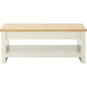 Lancaster Lift Up Coffee Table Cream - GFW