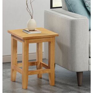 Hallowood Furniture - Aston Oak Effect Small Side Table, Wooden Table, Coffee Table, Bedside Table, Console Table, End Table, Plant Stand, Lamp