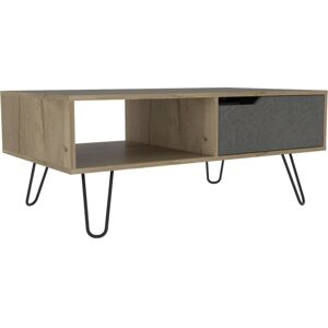 NETFURNITURE Hatty Modern Coffee Table - Brown