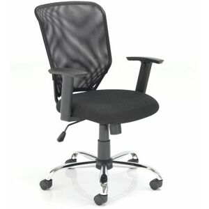 TC - Mesh High Back Office Chai with Chome Base - Black