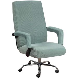 Langray - High Stretch Office Chair Cover Spandex Chair Cover for Office Chair Computer Office Chair Covers High Back, Feature Checked Jacquard