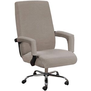 Langray - High Stretch Office Chair Cover Spandex Chair Cover for Office Chair Computer Office Chair Covers High Back, Feature Checked Jacquard