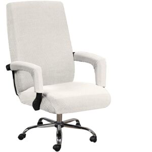 Langray - High Stretch Office Chair Cover Spandex Chair Cover for Office Chair Computer Office Chair Covers High Back, Feature Checked Jacquard