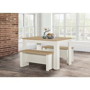 BIRLEA Highgate Dining Table & Bench Set