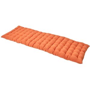 Homescapes - Burnt Orange Bench Cushion, Three Seater