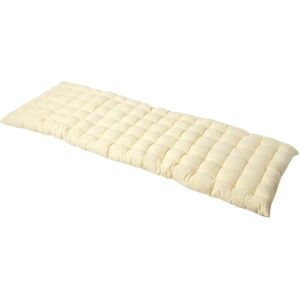 Homescapes - Cream Bench Cushion, Three Seater