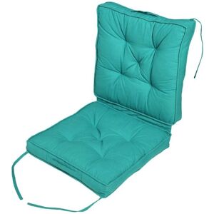 Homescapes - Teal Cotton Travel Support Booster Cushion - Teal