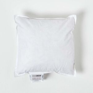 Duck Feather Cushion Pad 35 x 35 cm (14 x 14) - White - Homescapes