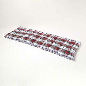 Homescapes - Macduff Tartan Bench Cushion 3 Seater