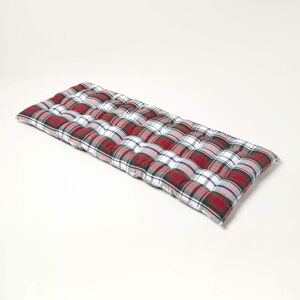 Homescapes - Macduff Tartan Bench Cushion 2 Seater