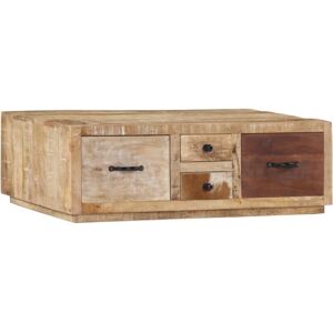 Coffee Table 90x60x30 cm Solid Mango Wood VD14657 - Hommoo