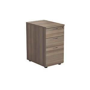 Jemini - 3 Drw Desk High Grey Oak