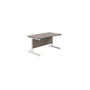 Jemini Rect Desk 1400x800mm GOak/Wht