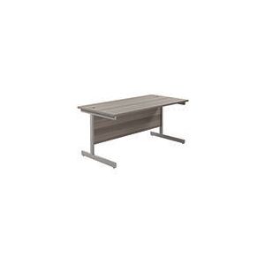 Jemini - Rect Desk 1600x800mm GOak/Slv