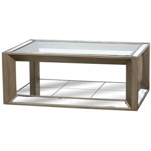 HILL INTERIORS Large Augustus Mirrored Coffee Table - Lounge furniture - L90 x W130 x H52 cm