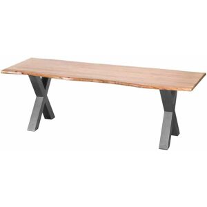 HILL INTERIORS Live Edge Large Dining Table - dining furniture - L240 x W100 x H78 cm