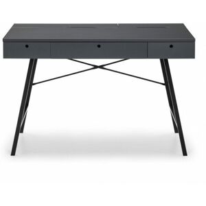 NETFURNITURE Lopen Office Desk - Grey - Grey