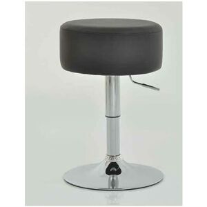 Netfurniture - Low Bar Stool - Black Height Adjustable - Black