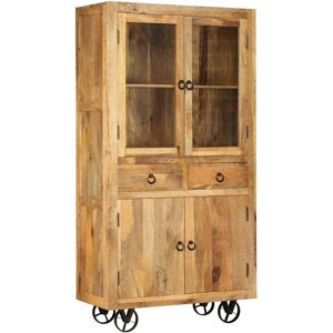 WILLISTONFORGE Lynnfield Solid Mango Wood Highboard by Williston Forge - Brown