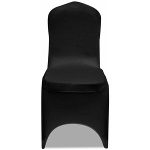 BERKFIELD HOME Mayfair 100 pcs Stretch Chair Covers Black