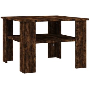 BERKFIELD HOME Mayfair Coffee Table Smoked Oak 60x60x42 cm Engineered Wood