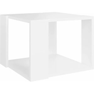 BERKFIELD HOME Mayfair Coffee Table White 40x40x30 cm Engineered Wood