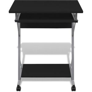 Berkfield Home - Mayfair Compact Computer Desk with Pull-out Keyboard Tray Black