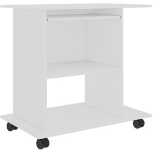 BERKFIELD HOME Mayfair Computer Desk White 80x50x75 cm Engineered Wood