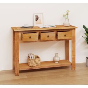 BERKFIELD HOME Mayfair Console Table 110x35x75 cm Solid Oak Wood