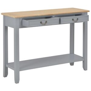 BERKFIELD HOME Mayfair Console Table Grey 110x35x80 cm Wood